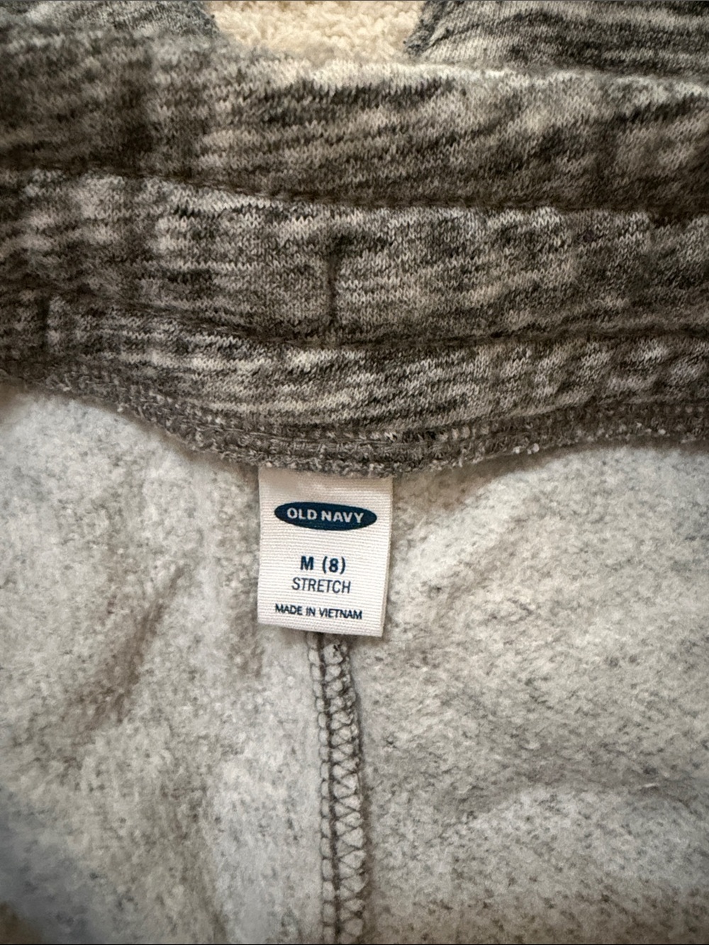 Old Navy Gray Marled Kids Jogger Pants - Picture 3 of 3